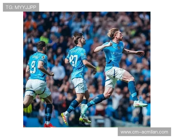 曼城围攻中形成远射机会，德布劳内一脚贴角制胜